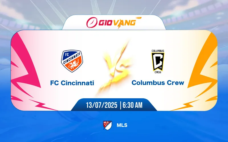 Soi kèo Cincinnati vs Columbus 06h30 ngày 13/7/2025 - MLS