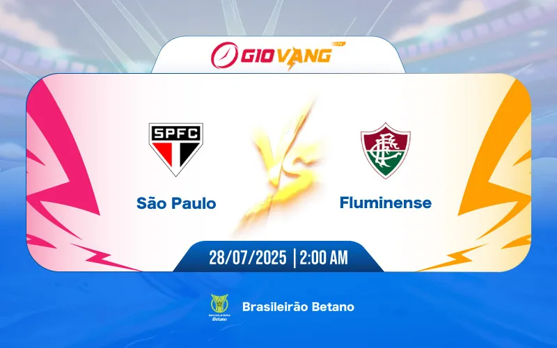Soi kèo Sao Paulo vs Fluminense 02h00 ngày 28/7/2025 - VĐQG Brazil