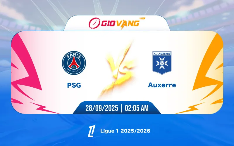 Soi kèo PSG vs Auxerre 02h05 ngày 28/9/2025 - Ligue 1