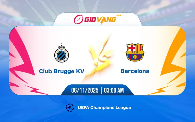 Soi kèo Club Brugge vs Barcelona 03h00 ngày 06/11/2025 - Cup C1