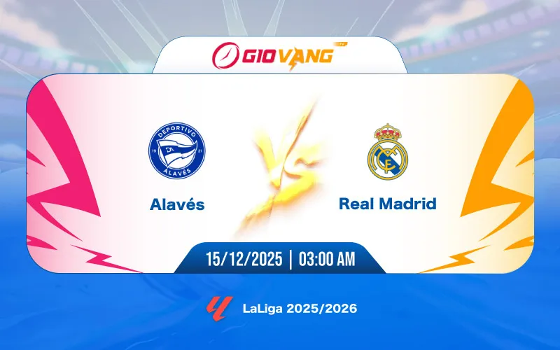 Soi kèo Alaves vs Real Madrid 03h00 ngày 15/12/2025 - La Liga