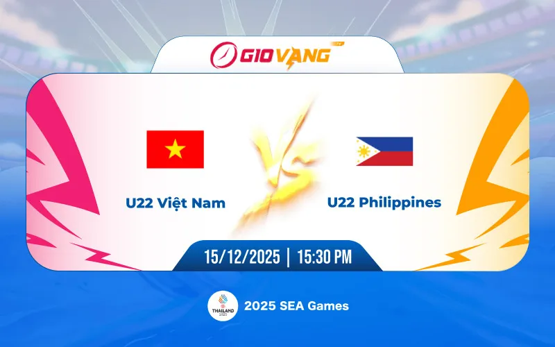 Soi kèo U22 Việt Nam vs U22 Philippines 15h30 ngày 15/12/2025 - SEA Games