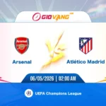 Soi kèo Arsenal vs Atl Madrid 02h00 ngày 06/5/2026 - Cup C1