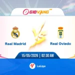 Soi kèo Real Madrid vs Oviedo 02h30 ngày 15/5/2026 - La Liga
